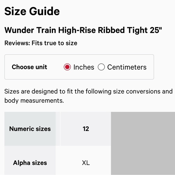 *Offers accepted* Lululemon Wunder Train High-Rise Ribbed Tight 25" | Size 12 - Picture 9 of 12